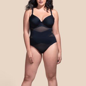 Honeylove SuperPower Brief - Dark Black Runway / Large Sculptware. WORN ONCE!